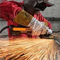 فرز آهنگری زاویه ای متوسط براشلس 1700 وات 125 میلی متری دیوالت مدل DWE4357 - محافظت و عملکرد قوی فرز آهنگری زاویه ای متوسط براشلس 1700 وات 125 میلی متری دیوالت مدل DWE4357 - محافظت و عملکرد قوی