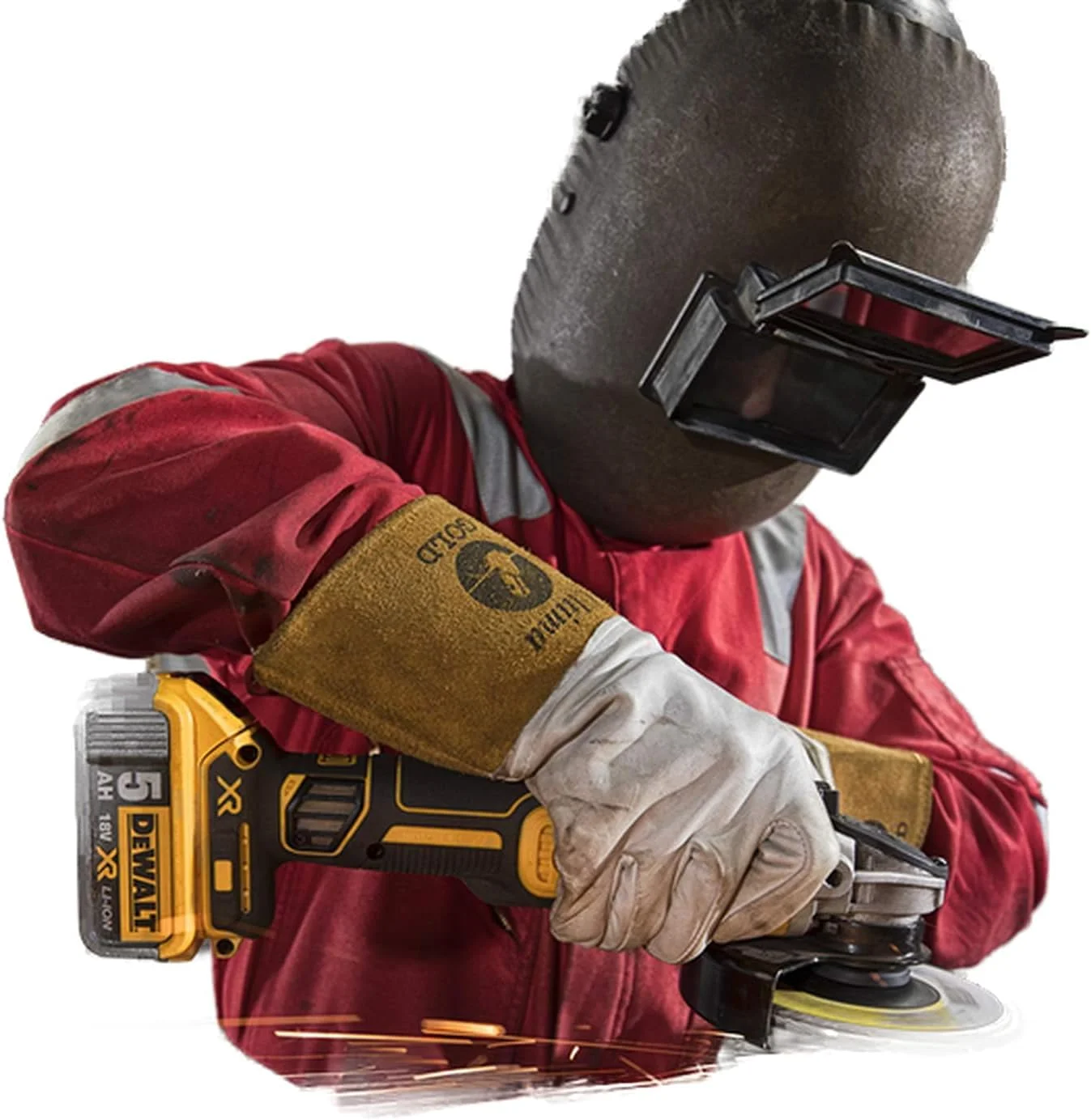 فرز سنگبری 125 میلی متری شارژی 18 ولت XR Dewalt با موتور براشلس و 2 عدد باتری 5.0 آمپر، زرد/مشکی - Dcg405P2-GB فرز سنگبری 125 میلی متری شارژی 18 ولت XR Dewalt با موتور براشلس و 2 عدد باتری 5.0 آمپر، زرد/مشکی - Dcg405P2-GB