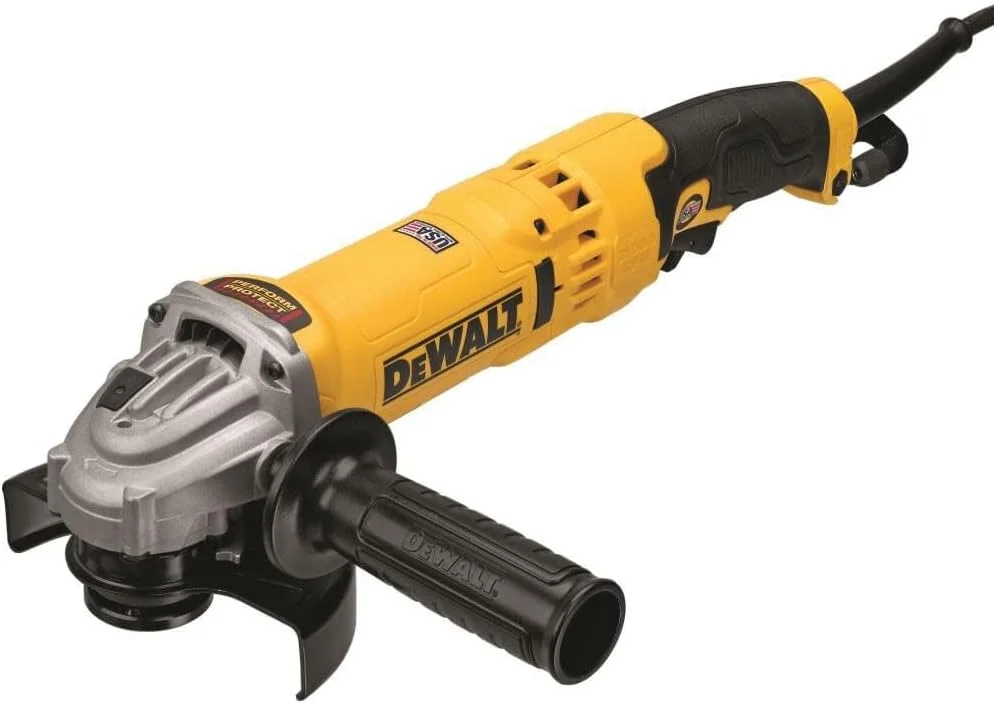 ابزار فرز زاویه ای DEWALT، 4-1/2 تا 5 اینچ، کلید ماشه ای (DWE43115N)