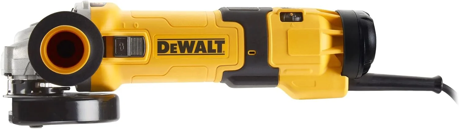 دستگاه فرز زاویه ای DeWalt (1500 وات، 125 میلی متر با الکترونیک سرعت، با شروع نرم و حفاظت از ولتاژ صفر) DWE4257-QS دستگاه فرز زاویه ای DeWalt (1500 وات، 125 میلی متر با الکترونیک سرعت، با شروع نرم و حفاظت از ولتاژ صفر) DWE4257-QS