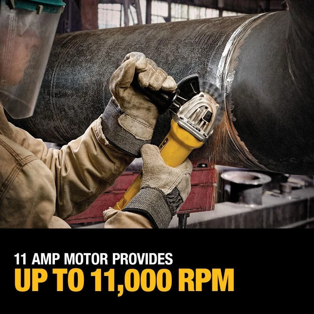 ابزار فرز سنگبری زاویه ای DEWALT، 4-1/2 اینچ (DWE402W) ابزار فرز سنگبری زاویه ای DEWALT، 4-1/2 اینچ (DWE402W)