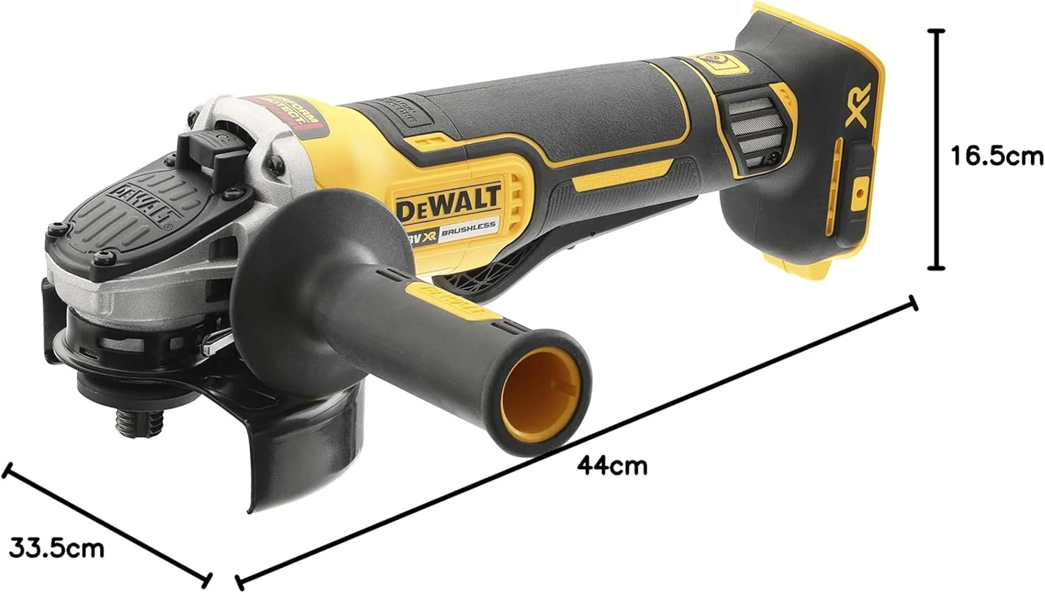 فرز سنگبری شارژی 125 میلیمتری 18 ولت XR براشلس دِوالت مدل DCG406NT-XJ - فقط ابزار در جعبه TSTAK فرز سنگبری شارژی 125 میلیمتری 18 ولت XR براشلس دِوالت مدل DCG406NT-XJ - فقط ابزار در جعبه TSTAK