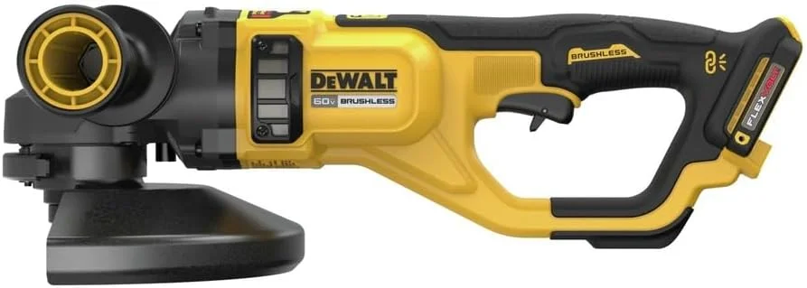 فرز آهنگری بزرگ زاویه ای بی سیم 60 ولت ماکس Dewalt DCG460B با موتور براشلس لیتیوم-یون 7 تا 9 اینچ (فقط ابزار) فرز آهنگری بزرگ زاویه ای بی سیم 60 ولت ماکس Dewalt DCG460B با موتور براشلس لیتیوم-یون 7 تا 9 اینچ (فقط ابزار)