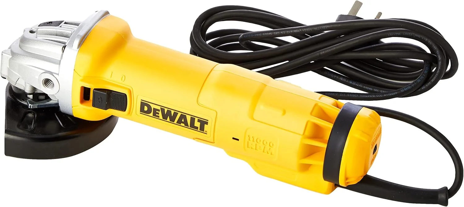 مینی فرز انگشتی 115 میلیمتری 1010 وات 240 ولت Dewalt DWE4206 با کلید رهاسازی بدون ولت، 1010 وات، 240 ولت، مشکی/زرد، 115 میلیمتر مینی فرز انگشتی 115 میلیمتری 1010 وات 240 ولت Dewalt DWE4206 با کلید رهاسازی بدون ولت، 1010 وات، 240 ولت، مشکی/زرد، 115 میلیمتر