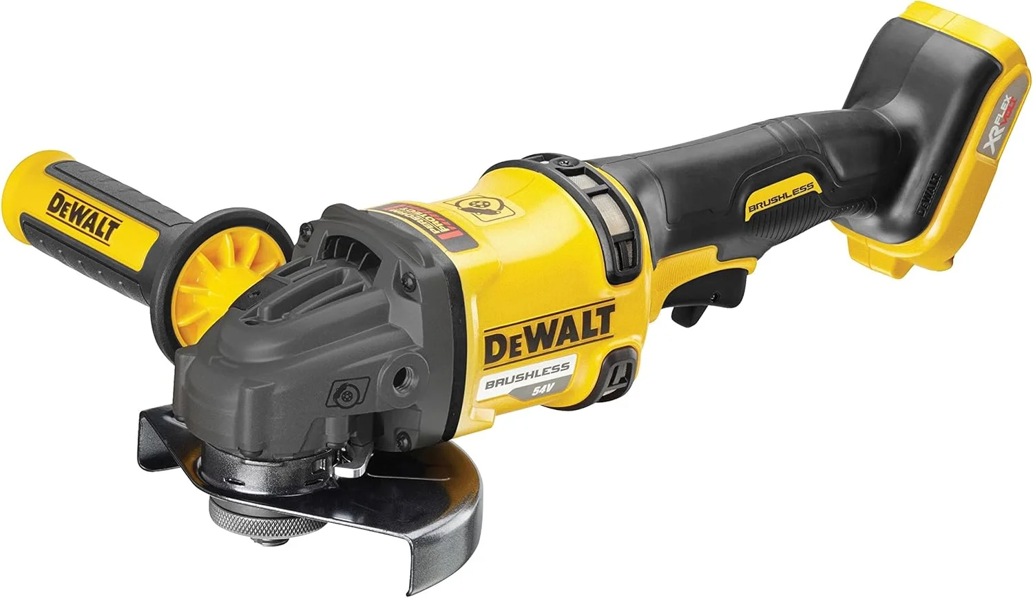 دستگاه فرز زاویه ای شارژی 54.0 ولت DEWALT DCG418NT-XJ، نقره ای دستگاه فرز زاویه ای شارژی 54.0 ولت DEWALT DCG418NT-XJ، نقره ای