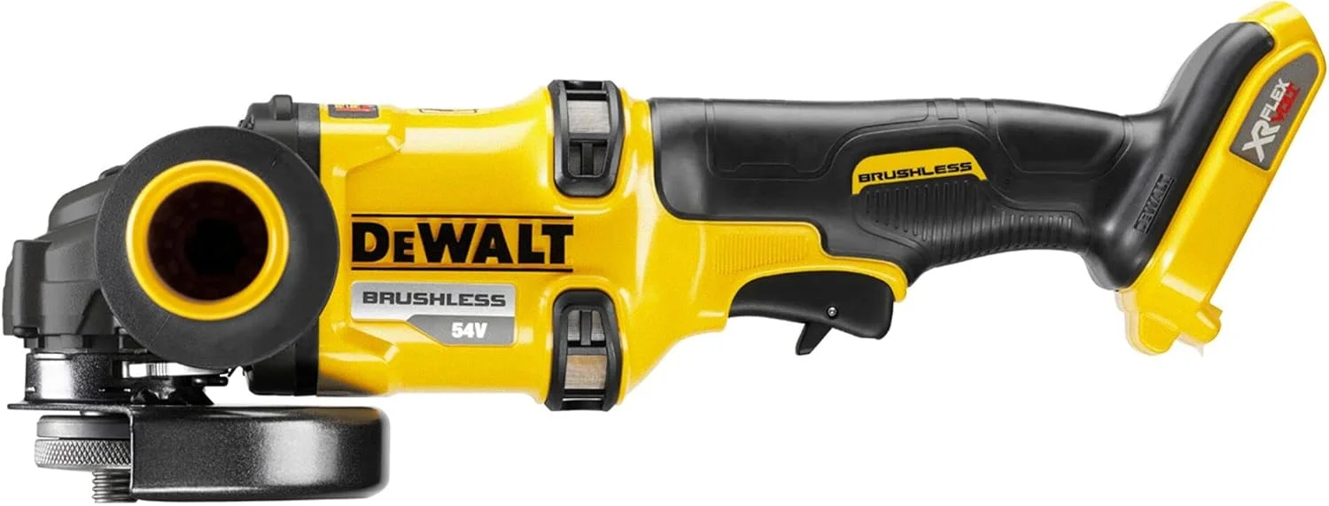 دستگاه فرز زاویه ای شارژی 54.0 ولت DEWALT DCG418NT-XJ، نقره ای دستگاه فرز زاویه ای شارژی 54.0 ولت DEWALT DCG418NT-XJ، نقره ای