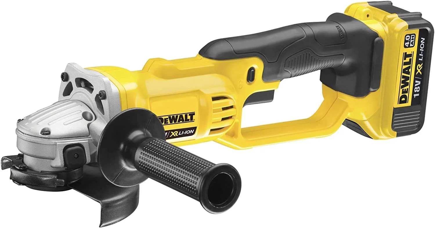 فرز سنگبری زاویه ای بی سیم DeWALT DCG412M2-QW، ۱۲.۵ سانتی متر، ۷۰۰۰ دور در دقیقه، ۲.۹ کیلوگرم فرز سنگبری زاویه ای بی سیم DeWALT DCG412M2-QW، ۱۲.۵ سانتی متر، ۷۰۰۰ دور در دقیقه، ۲.۹ کیلوگرم