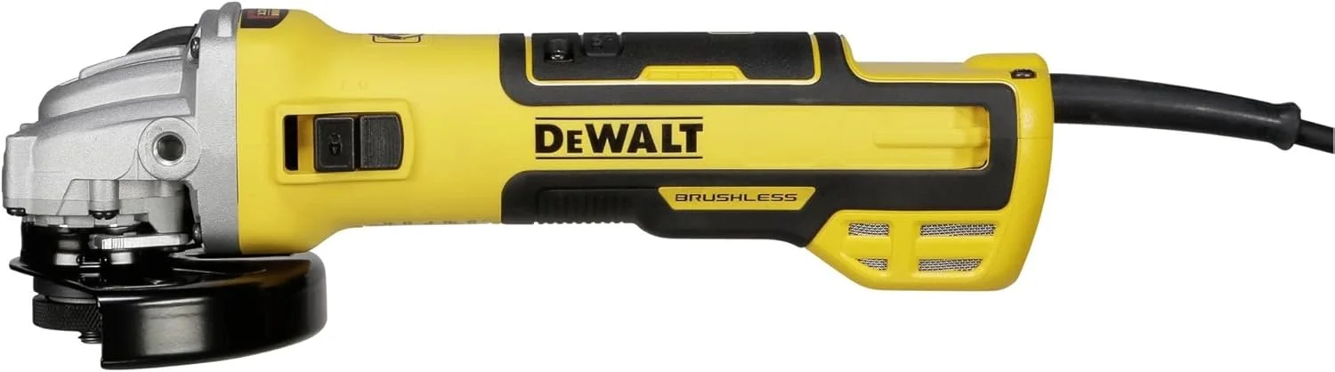 فرز سنگبری دیوالت DWE4347 (1700 وات، قطر صفحه 125 میلی متر، بدون جاروبک، نگهداری کم، شروع نرم، شامل پوشش محافظ، دسته اضافی ضد لرزش و مهره رهاسازی سریع) DWE4347 فرز سنگبری دیوالت DWE4347 (1700 وات، قطر صفحه 125 میلی متر، بدون جاروبک، نگهداری کم، شروع نرم، شامل پوشش محافظ، دسته اضافی ضد لرزش و مهره رهاسازی سریع) DWE4347