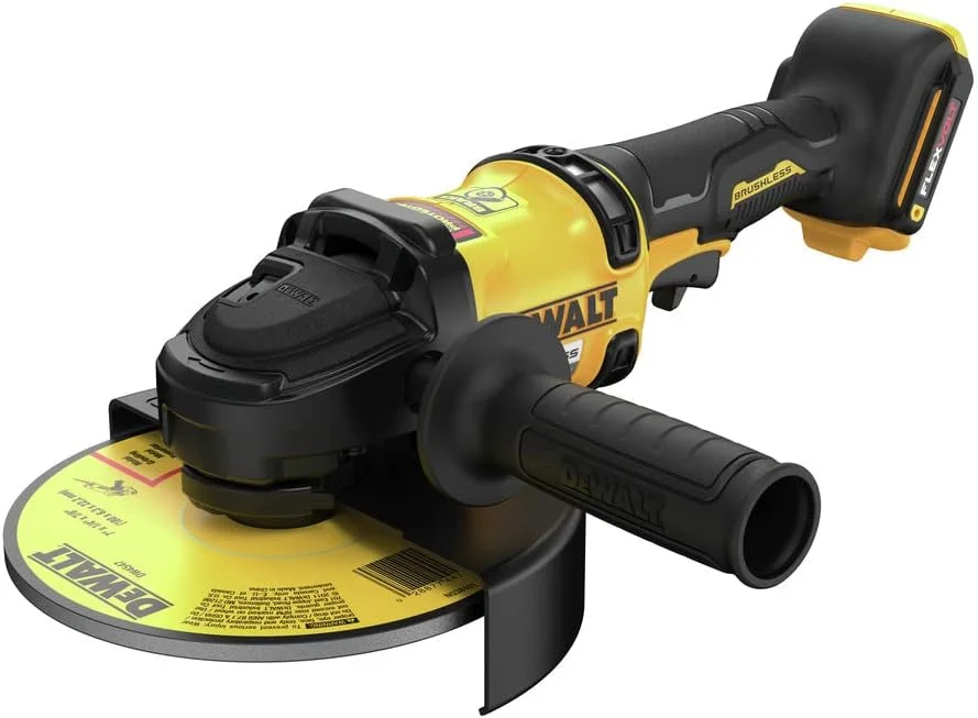 فرز شارژی 7 اینچی 60 ولت حداکثر Dewalt DCG440B FLEXVOLT با موتور براشلس و ترمز پس زنی (فقط ابزار) فرز شارژی 7 اینچی 60 ولت حداکثر Dewalt DCG440B FLEXVOLT با موتور براشلس و ترمز پس زنی (فقط ابزار)
