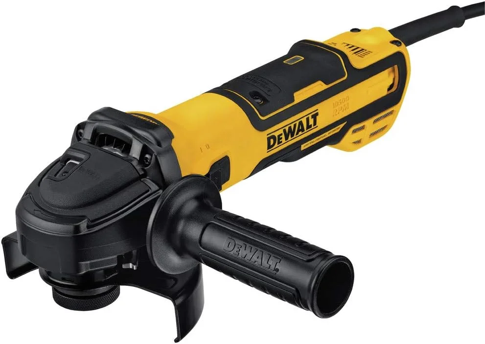 فرز آهنگری زاویه ای 5 اینچی دِوالت مدل DWE43231VS با موتور بدون جاروبک و سرعت متغیر فرز آهنگری زاویه ای 5 اینچی دِوالت مدل DWE43231VS با موتور بدون جاروبک و سرعت متغیر