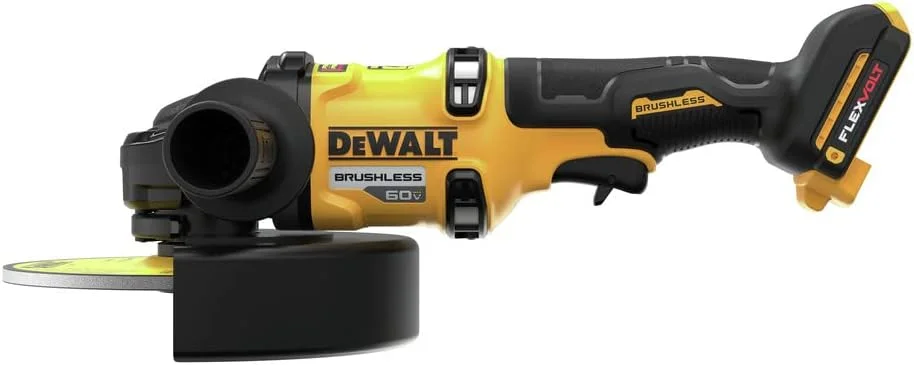 فرز شارژی 7 اینچی 60 ولت حداکثر Dewalt DCG440B FLEXVOLT با موتور براشلس و ترمز پس زنی (فقط ابزار) فرز شارژی 7 اینچی 60 ولت حداکثر Dewalt DCG440B FLEXVOLT با موتور براشلس و ترمز پس زنی (فقط ابزار)
