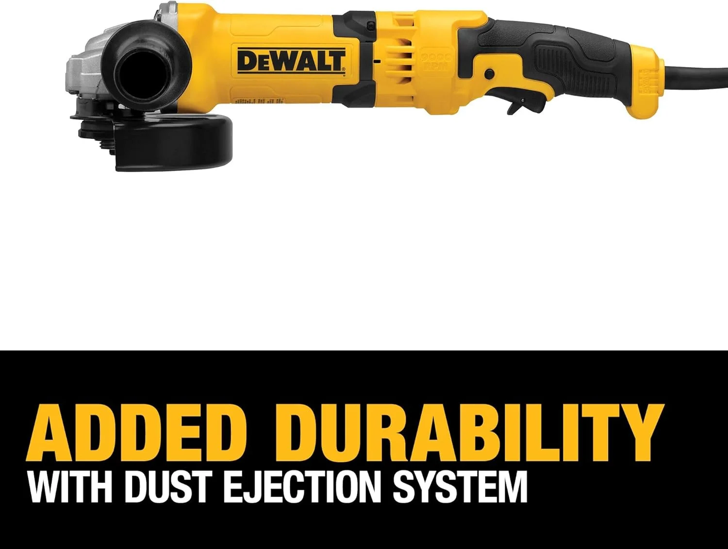 ابزار فرز سنگبری DEWALT، 4-1/2 اینچ تا 6 اینچ، کلید ماشه ای (DWE43116) ابزار فرز سنگبری DEWALT، 4-1/2 اینچ تا 6 اینچ، کلید ماشه ای (DWE43116)