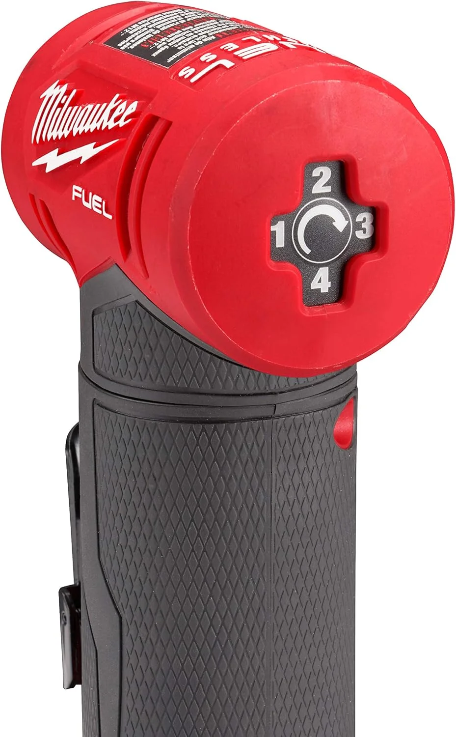 فرز انگشتی بادی M12 FUEL میلواکی، 12 ولت، لیتیوم-یون، براشلس، زاویه راست، 1/4 اینچ (فقط ابزار)