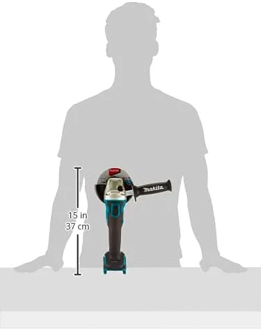 دستگاه فرز سنگبری شارژی ماکیتا مدل DGA504Z، 18 ولت (بدون باتری و شارژر)، آبی دستگاه فرز سنگبری شارژی ماکیتا مدل DGA504Z، 18 ولت (بدون باتری و شارژر)، آبی