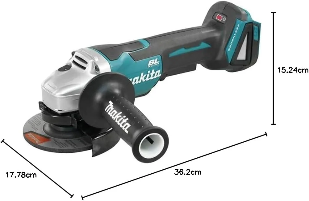 دستگاه فرز زاویه ای شارژی 115 میلی متری 18 ولت ماکیتا مدل DGA455Z (فقط ابزار) دستگاه فرز زاویه ای شارژی 115 میلی متری 18 ولت ماکیتا مدل DGA455Z (فقط ابزار)