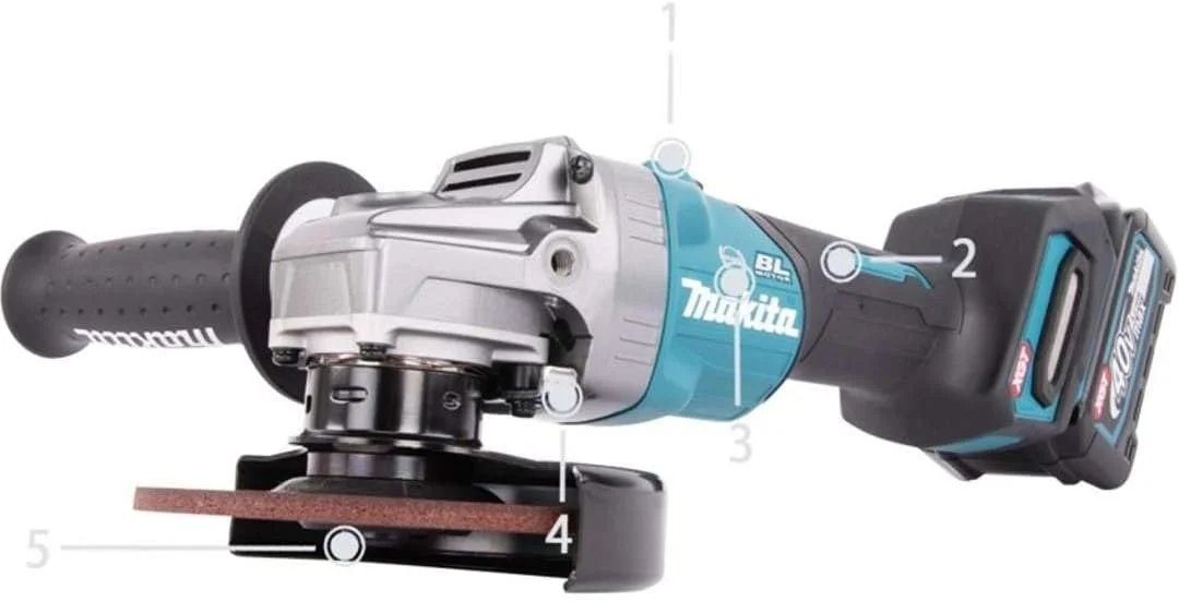 فرز سنگبری شارژی ماکیتا مدل GA023GZ، براشلس، 40 ولت فرز سنگبری شارژی ماکیتا مدل GA023GZ، براشلس، 40 ولت