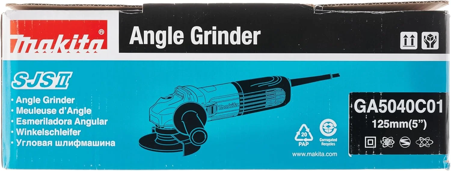 فرز سنگبری ماکیتا GA5040C01، 1400 وات، 125 میلی متر فرز سنگبری ماکیتا GA5040C01، 1400 وات، 125 میلی متر