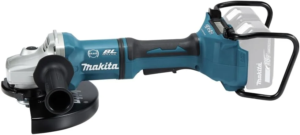 دستگاه فرز زاویه ای شارژی ماکیتا مدل DGA900ZKX2، 2 عدد 18 ولت (بدون باتری، بدون شارژر) در جعبه حمل دستگاه فرز زاویه ای شارژی ماکیتا مدل DGA900ZKX2، 2 عدد 18 ولت (بدون باتری، بدون شارژر) در جعبه حمل