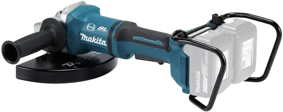 دستگاه فرز زاویه ای شارژی ماکیتا مدل DGA900ZKX2، 2 عدد 18 ولت (بدون باتری، بدون شارژر) در جعبه حمل دستگاه فرز زاویه ای شارژی ماکیتا مدل DGA900ZKX2، 2 عدد 18 ولت (بدون باتری، بدون شارژر) در جعبه حمل