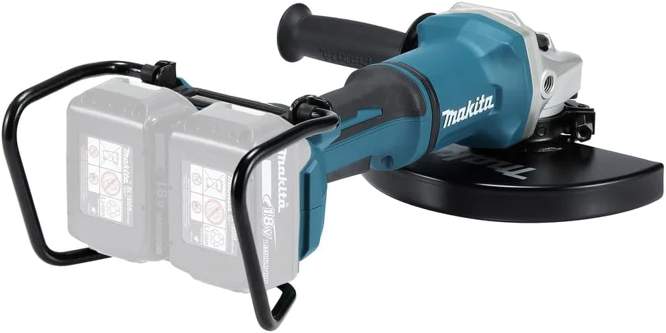 دستگاه فرز زاویه ای شارژی ماکیتا مدل DGA900ZKX2، 2 عدد 18 ولت (بدون باتری، بدون شارژر) در جعبه حمل دستگاه فرز زاویه ای شارژی ماکیتا مدل DGA900ZKX2، 2 عدد 18 ولت (بدون باتری، بدون شارژر) در جعبه حمل