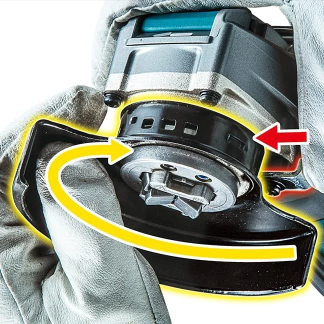 دستگاه فرز سنگبری شارژی ماکیتا مدل GA044GZ، 40 ولت، لیتیوم-یون XGT، براشلس، 125 میلی‌متر - باتری و شارژر شامل نمی‌شود