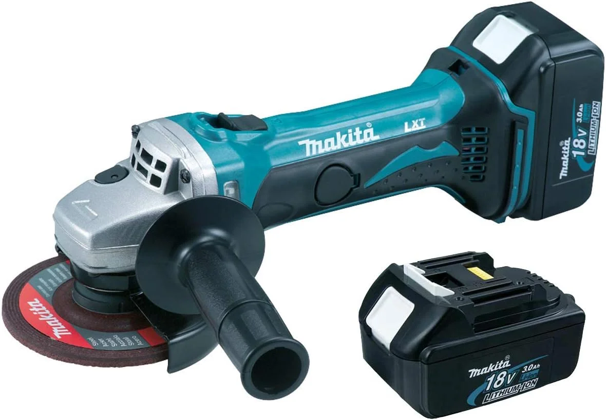 دستگاه فرز سنگبری شارژی 115 میلیمتری 18 ولت ماکیتا مدل DGA452RTJ به همراه 2 عدد باتری 5 آمپر ساعت دستگاه فرز سنگبری شارژی 115 میلیمتری 18 ولت ماکیتا مدل DGA452RTJ به همراه 2 عدد باتری 5 آمپر ساعت