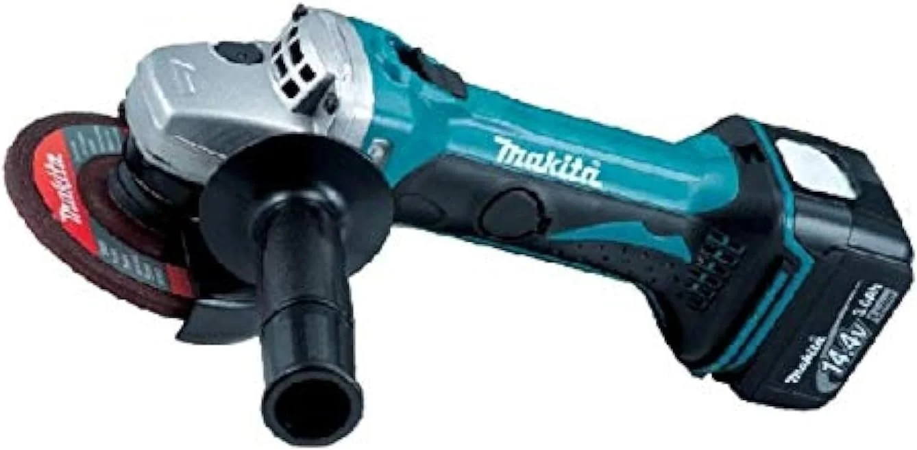 فرز آهنگری شارژی 115 میلیمتری 18 ولت Makita مدل Dga454rtj با دو باتری 5 آمپر فرز آهنگری شارژی 115 میلیمتری 18 ولت Makita مدل Dga454rtj با دو باتری 5 آمپر