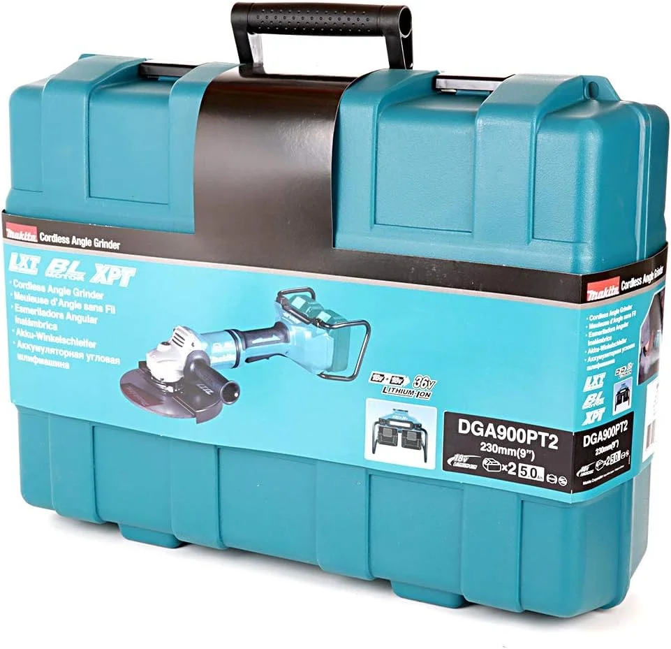 فرز سنگبری شارژی ماکیتا مدل DGA900PT2 BL LXT - چند رنگ، 36 ولت، 180 میلی متر فرز سنگبری شارژی ماکیتا مدل DGA900PT2 BL LXT - چند رنگ، 36 ولت، 180 میلی متر