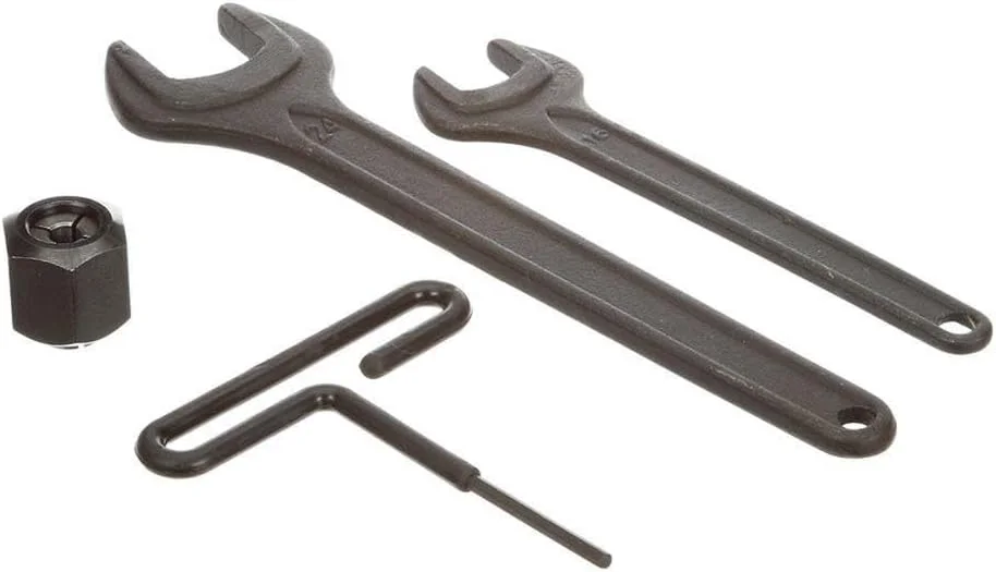 ابزار روتر چوب بوش 1617EVS، 12 آمپر، 2-1/4 اسب بخار، سرعت متغیر به همراه کولت های 1/4 اینچ و 1/2 اینچ