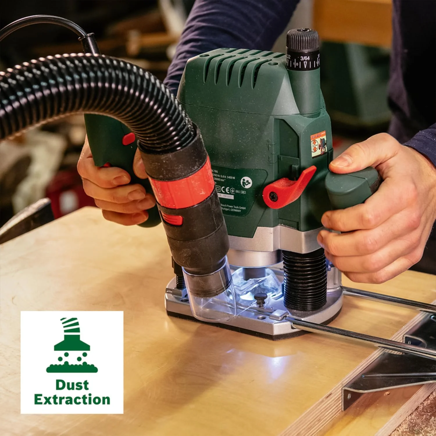 دستگاه فرز نجاری بوش مدل POF 1400 ACE دستگاه فرز نجاری بوش مدل POF 1400 ACE