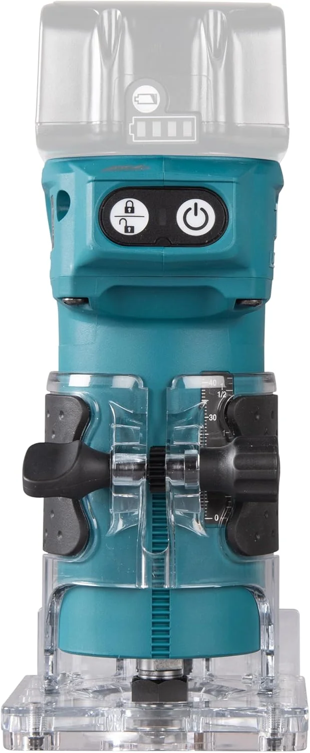 فرز انگشتی/پرداخت لبه شارژی ماکیتا DRT52Z، 18 ولت، لیتیوم-یون LXT براشلس (باتری و شارژر شامل نمی شود)