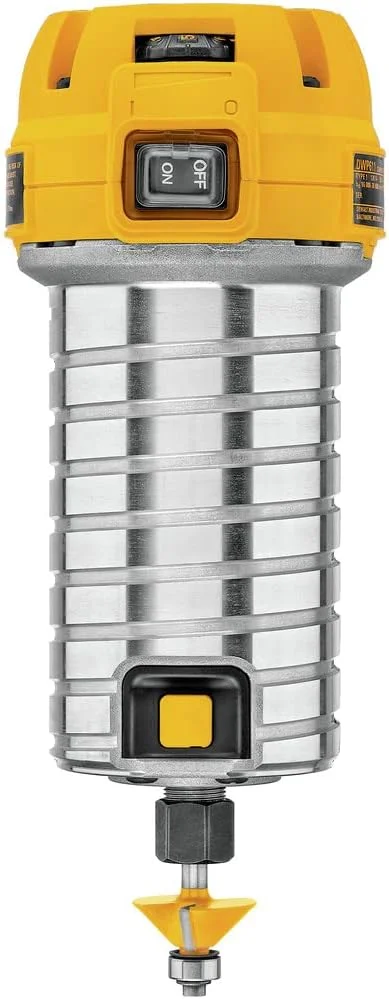 فرز انگشتی DEWALT، پایه ثابت، 1-1/4 اسب بخار، 11 آمپر، سرعت متغیر با ماشه، سیمی (DWP611) فرز انگشتی DEWALT، پایه ثابت، 1-1/4 اسب بخار، 11 آمپر، سرعت متغیر با ماشه، سیمی (DWP611)