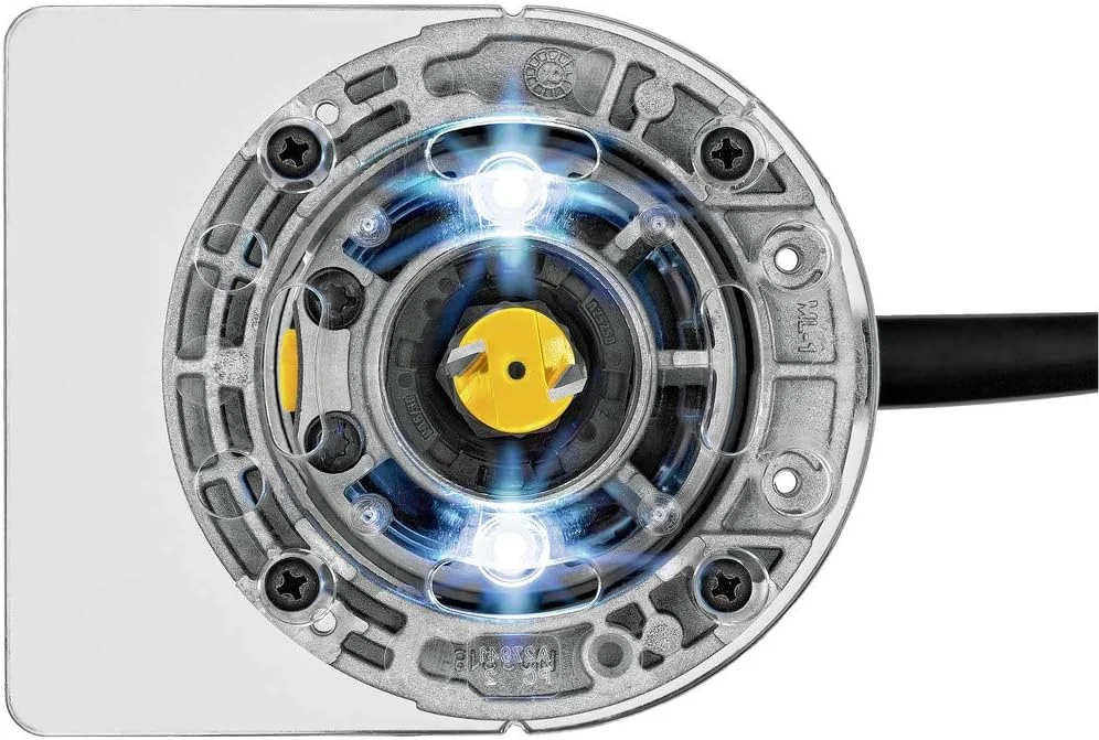 فرز انگشتی DEWALT، پایه ثابت، 1-1/4 اسب بخار، 11 آمپر، سرعت متغیر با ماشه، سیمی (DWP611) فرز انگشتی DEWALT، پایه ثابت، 1-1/4 اسب بخار، 11 آمپر، سرعت متغیر با ماشه، سیمی (DWP611)