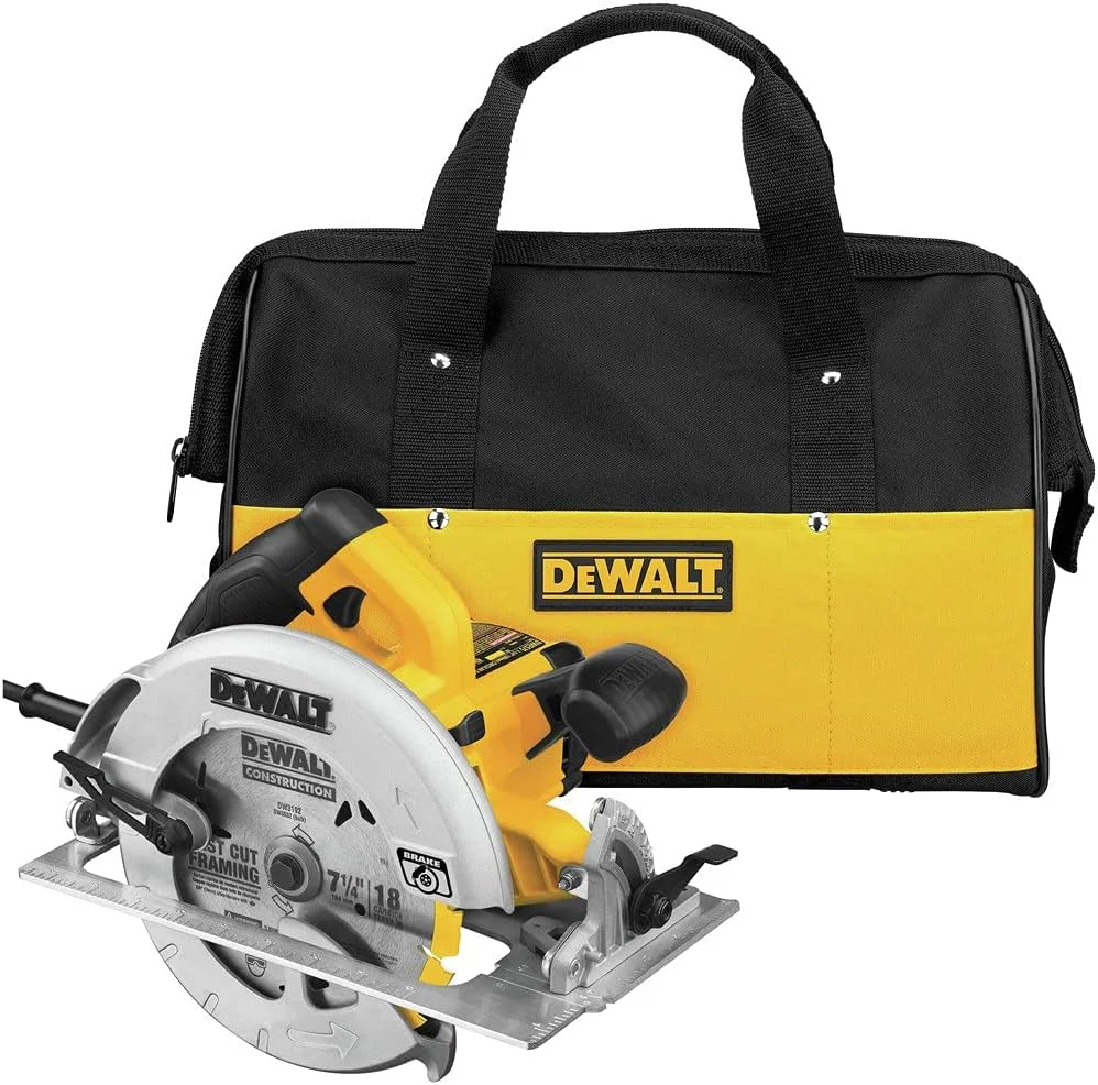 اره دیسکی 7-1/4 اینچی DEWALT با ترمز الکتریکی، 15 آمپر (DWE575SB)