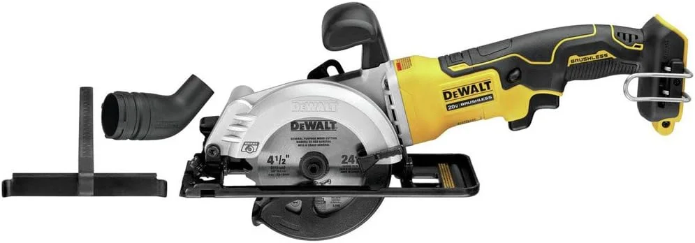 اره دیسکی گرد شارژی 20 ولت DEWALT ATOMIC، 4-1/2 اینچ، فقط ابزار (DCS571B) اره دیسکی گرد شارژی 20 ولت DEWALT ATOMIC، 4-1/2 اینچ، فقط ابزار (DCS571B)
