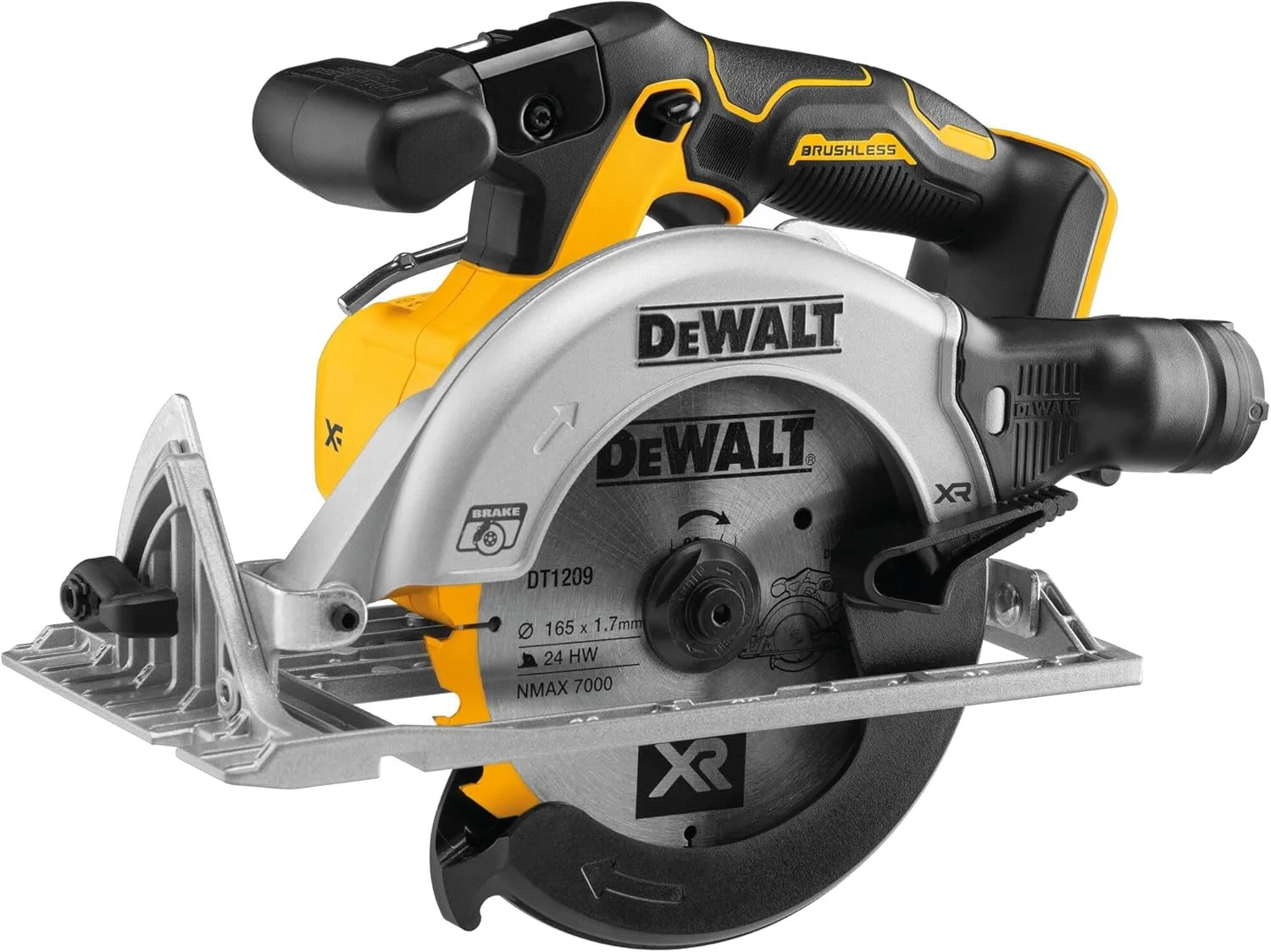 اره دیسکی 165 میلی‌متری 18 ولت DEWALT DCS565N-XJ XR (فقط بدنه)