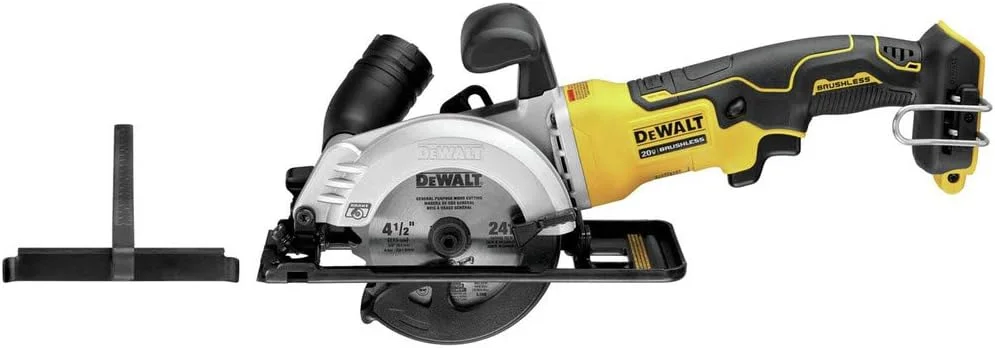 اره دیسکی گرد شارژی 20 ولت DEWALT ATOMIC، 4-1/2 اینچ، فقط ابزار (DCS571B) اره دیسکی گرد شارژی 20 ولت DEWALT ATOMIC، 4-1/2 اینچ، فقط ابزار (DCS571B)