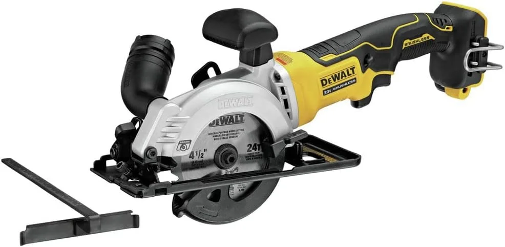 اره دیسکی گرد شارژی 20 ولت DEWALT ATOMIC، 4-1/2 اینچ، فقط ابزار (DCS571B) اره دیسکی گرد شارژی 20 ولت DEWALT ATOMIC، 4-1/2 اینچ، فقط ابزار (DCS571B)