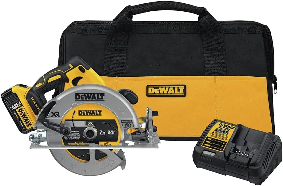 اره دیسکی شارژی 7-1/4 اینچی 20 ولت مکس* DEWALT با ترمز (DCS570P1) اره دیسکی شارژی 7-1/4 اینچی 20 ولت مکس* DEWALT با ترمز (DCS570P1)