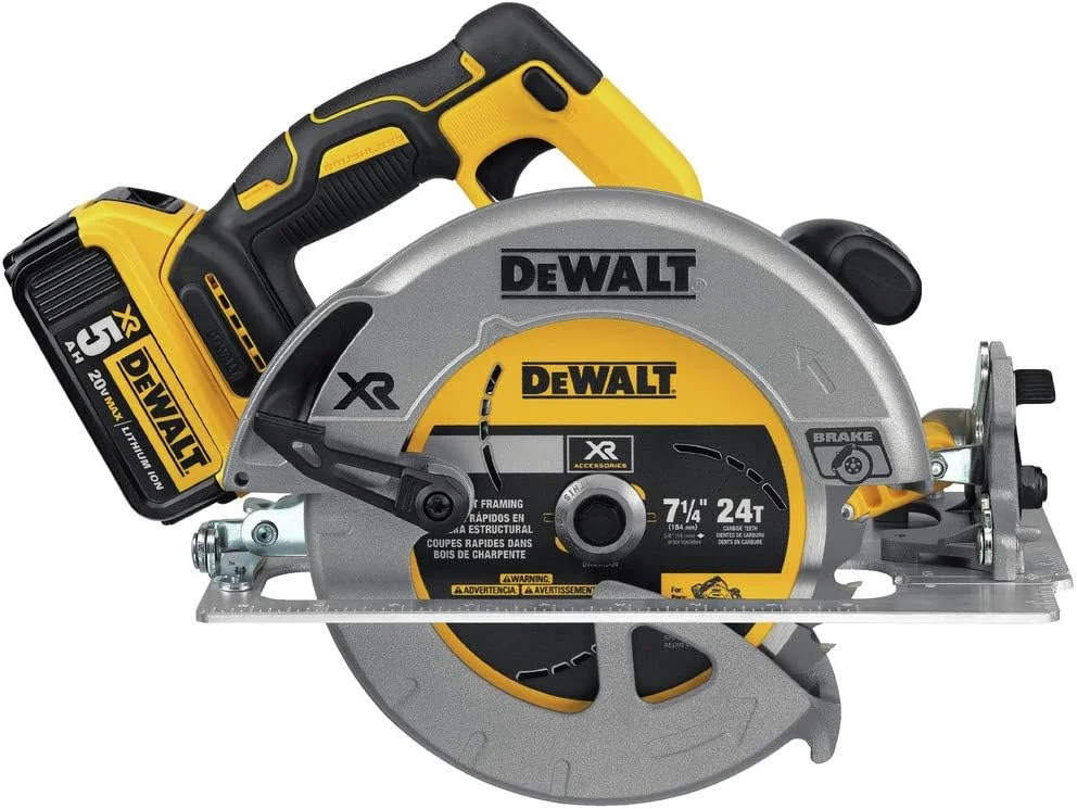 اره دیسکی شارژی 7-1/4 اینچی 20 ولت مکس* DEWALT با ترمز (DCS570P1)