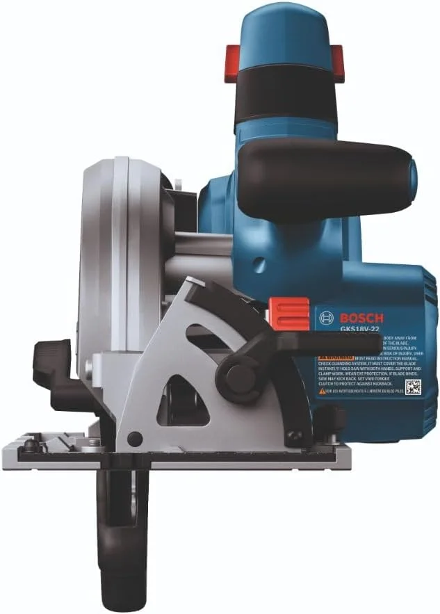 اره دیسکی گرد بُرش راست 16.5 سانتی‌متری 18 ولت براشلس بوش مدل GKS18V-22N (فقط ابزار)