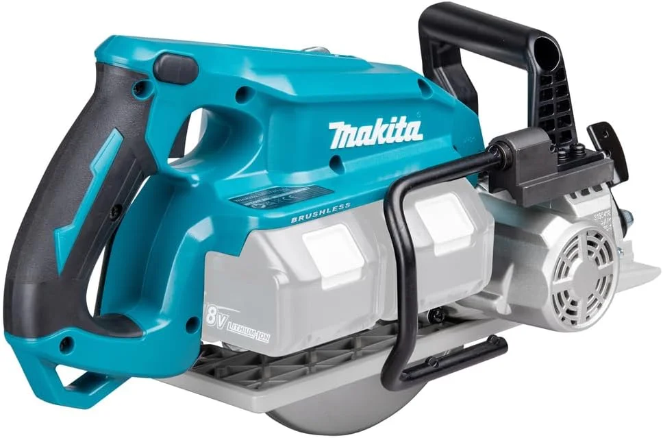 اره دیسکی شارژی 185 میلی‌متری ماکیتا مدل DRS780Z با موتور براشلس، دو باتری 18 ولت (36 ولت) سری LXT - باتری و شارژر شامل نمی‌شود