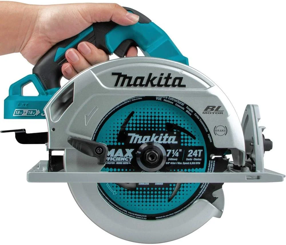 اره دیسکی شارژی 18 ولت X2 LXT® لیتیوم-یون (36 ولت) بدون برس 7-1/4 اینچ ماکیتا مدل XSH06Z (فقط ابزار) اره دیسکی شارژی 18 ولت X2 LXT® لیتیوم-یون (36 ولت) بدون برس 7-1/4 اینچ ماکیتا مدل XSH06Z (فقط ابزار)