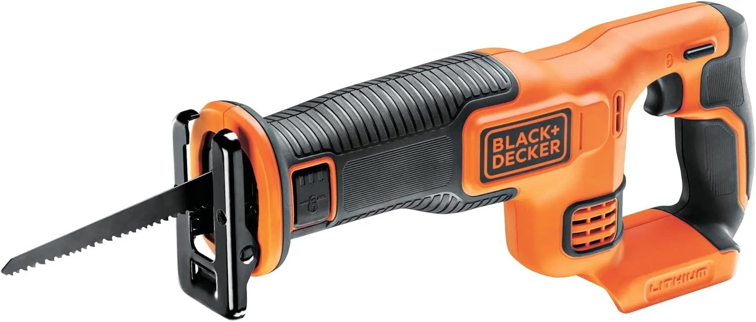 اره برقی رفت و برگشتی شارژی 20 میلی‌متری BLACK+DECKER، 18 ولت، بدون باتری - BDCR18N-XJ