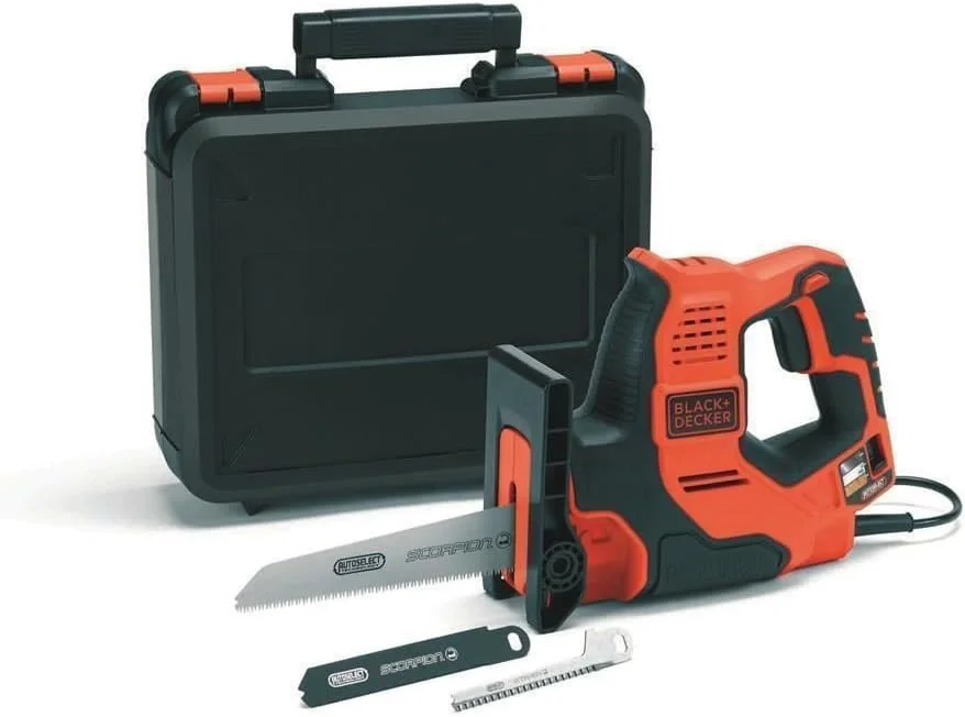 اره عقربی یونیورسال 500 وات Black & Decker RS890K-QS با کیف اره عقربی یونیورسال 500 وات Black & Decker RS890K-QS با کیف