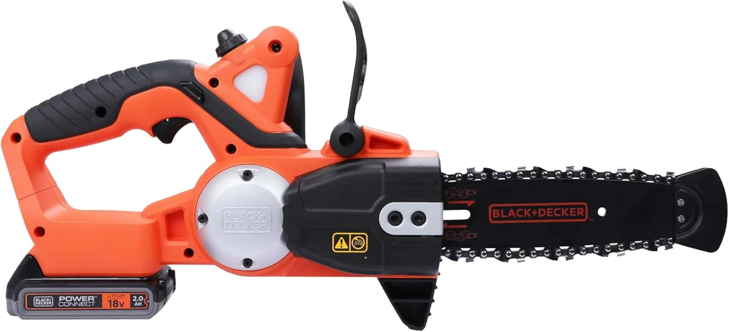 اره زنجیری شارژی بلک اند دکر (اره زنجیری 18 ولت 2.0 آمپر ساعت، طول تیغه 20 سانتی متر، حداکثر قطر شاخه 160 میلی متر) مدل GKC1820L20 اره زنجیری شارژی بلک اند دکر (اره زنجیری 18 ولت 2.0 آمپر ساعت، طول تیغه 20 سانتی متر، حداکثر قطر شاخه 160 میلی متر) مدل GKC1820L20