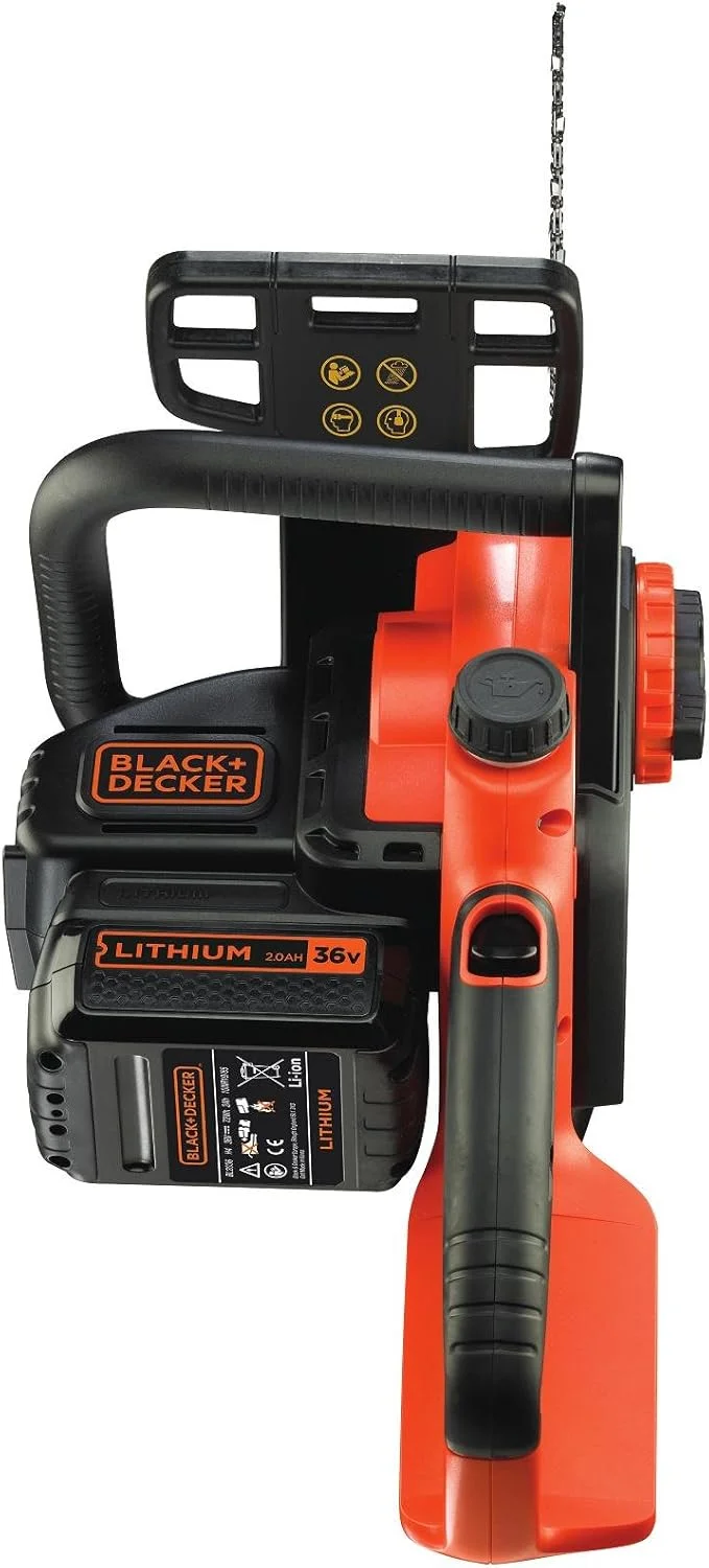 اره زنجیری لیتیوم-یونی 36 ولت بلک اند دکر مدل GKC3630L20-GB، 30 سانتی متر، نارنجی اره زنجیری لیتیوم-یونی 36 ولت بلک اند دکر مدل GKC3630L20-GB، 30 سانتی متر، نارنجی