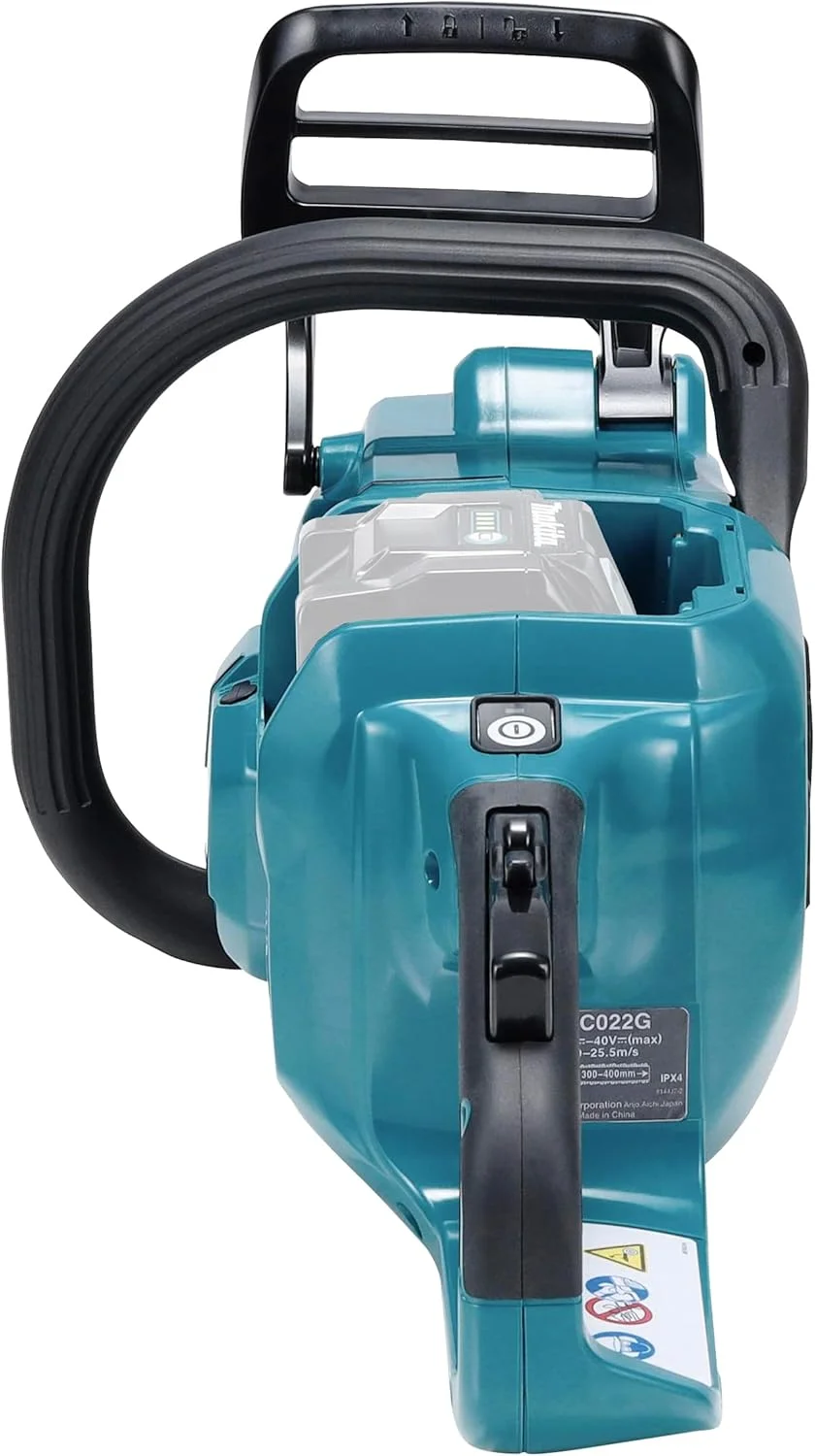 اره زنجیری شارژی ماکیتا مدل UC022GZ، 40 ولت مکس، لیتیوم-یون XGT، 350 میلیمتر، موتور براشلس (بدون باتری و شارژر) اره زنجیری شارژی ماکیتا مدل UC022GZ، 40 ولت مکس، لیتیوم-یون XGT، 350 میلیمتر، موتور براشلس (بدون باتری و شارژر)