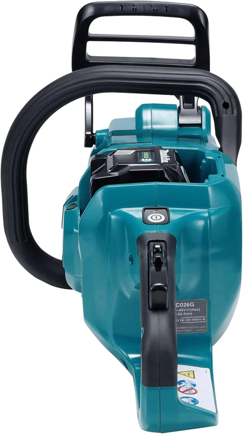 اره زنجیری شارژی ماکیتا مدل UC026GZ، 40 ولت مکس، لیتیوم-یون XGT، 400 میلیمتر، بدون موتور براشلس، باتری و شارژر اره زنجیری شارژی ماکیتا مدل UC026GZ، 40 ولت مکس، لیتیوم-یون XGT، 400 میلیمتر، بدون موتور براشلس، باتری و شارژر