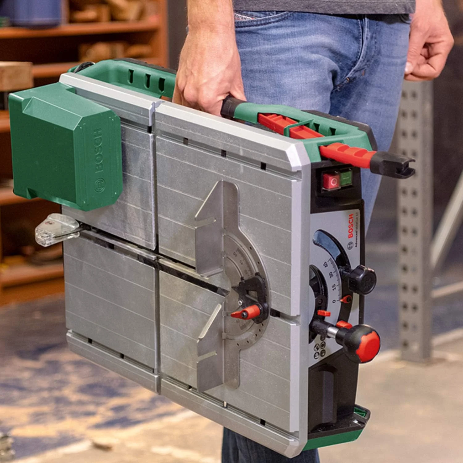 اره میزی بوش - AdvancedTableCut 52 (550 وات، تیغه NanoBlade Wood Basic 65، 8.5 کیلوگرم، در جعبه مقوایی) اره میزی بوش - AdvancedTableCut 52 (550 وات، تیغه NanoBlade Wood Basic 65، 8.5 کیلوگرم، در جعبه مقوایی)